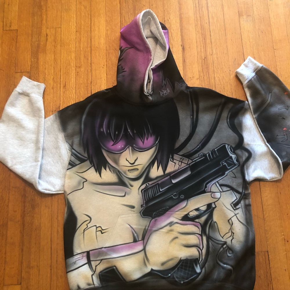 Custom 1of 1 Airbrushed Ghost In The Shell Anime … - image 7